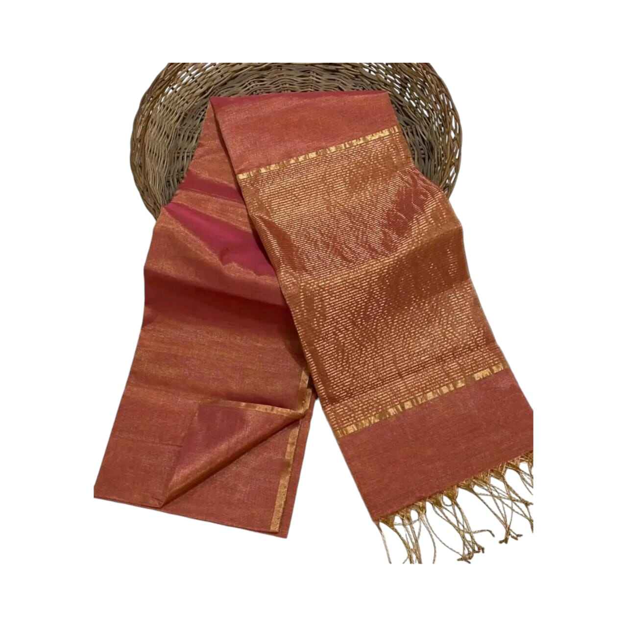 Maheshwari Handloom Tissue Saree 